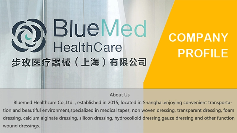 Bluenjoy Border Hydrocolloid Dressing Breathable Hydrocolloid Wound Dressing with Border for Ulcers