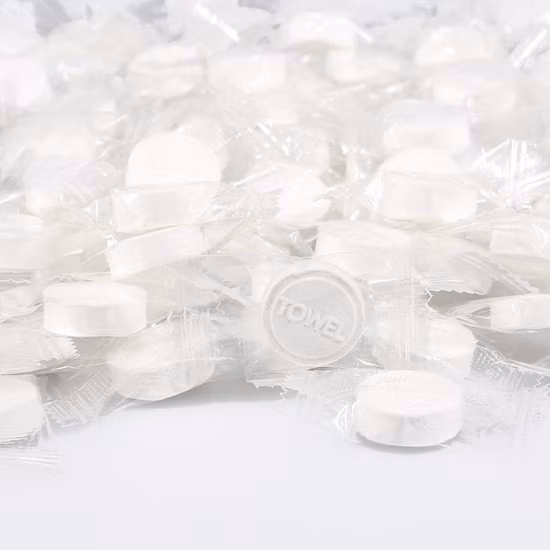 Serviette faciale jetable d'absorber l'eau de tissu facial avec CE&ISO
