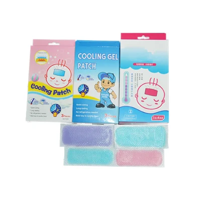 Meilleure vente de patchs de gel refroidissants colorés Ice Fever Cool-Kid